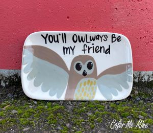 Edison Owl Plate