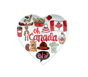 Edison Canada Heart Plate